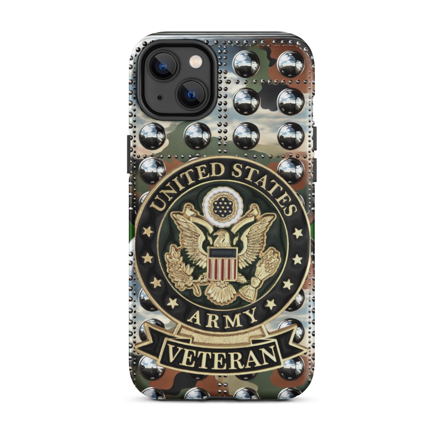 Army Veteran phone case, military phone case, retired military phone case, anutcase, Tough Case for iPhone®