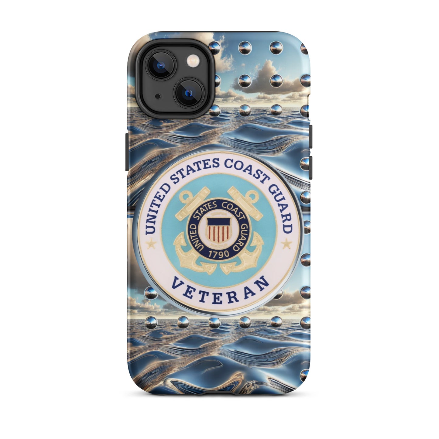 United States Coast Guard Veteran phone Case, Tough Case for iPhone®, anutcase, Military phone case, Veteran phone case, Coast guard gift