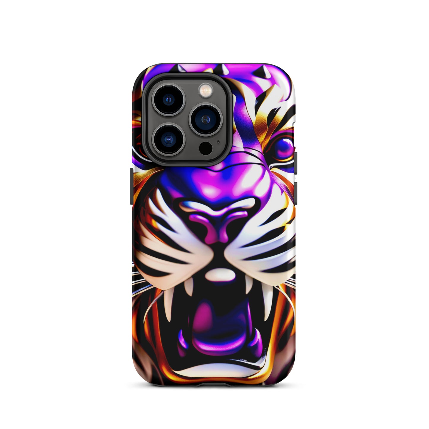 Tiger photos case, New Orleans iPhone case, Louisiana phone case, purple and gold tiger case, Tough Case for iPhone®