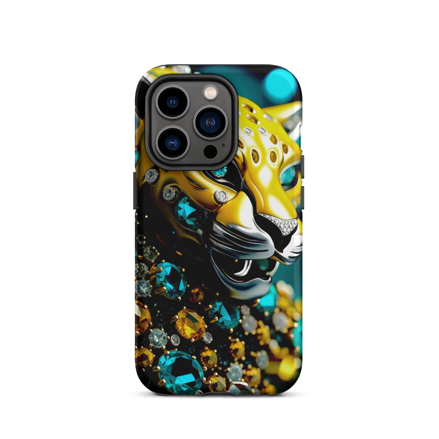 Jaguar Iphone case, yellow and teal Iphine case, Florida Iphone case, Tough Case for iPhone®