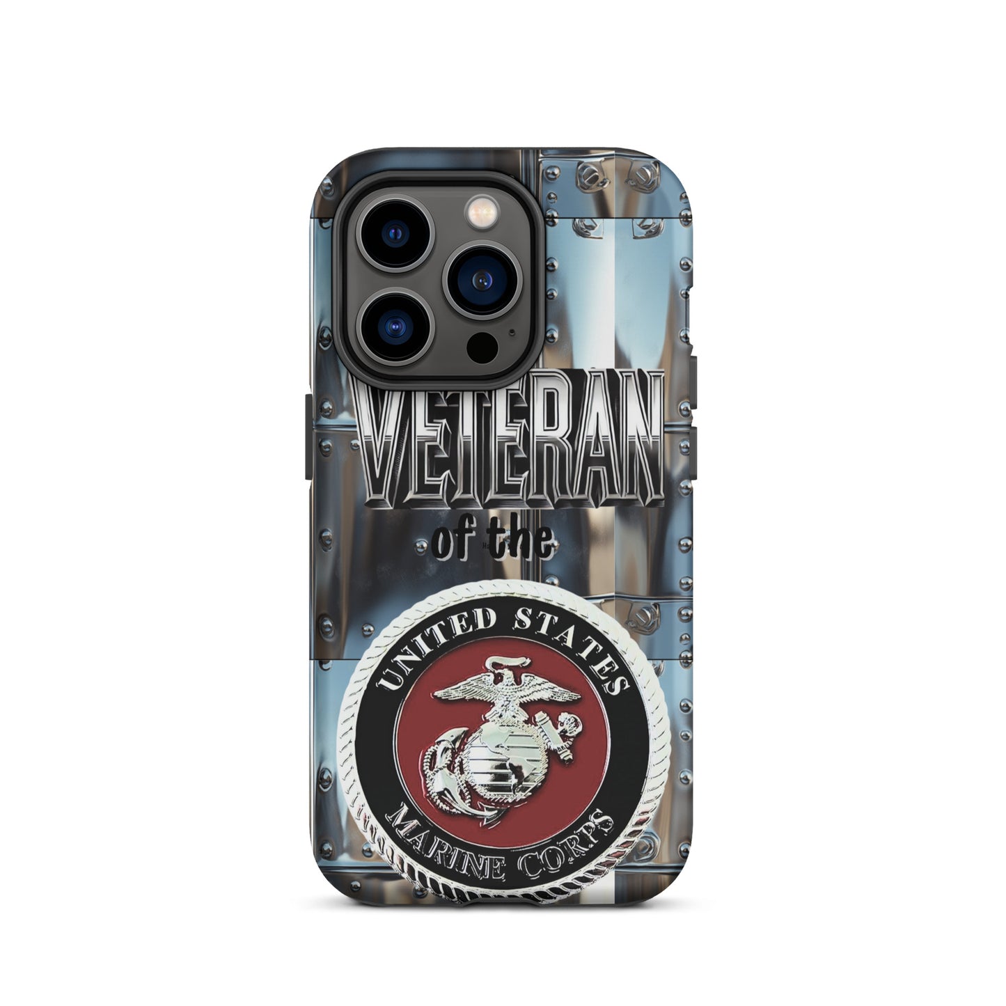 Military Veteran phone case, Marine phone case, Veteran phone case, iphone15, anutcase, Tough Case for iPhone®