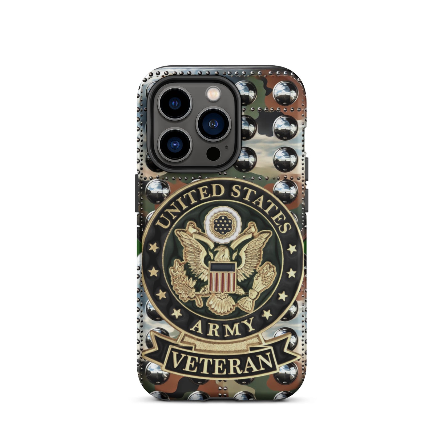 Army Veteran phone case, military phone case, retired military phone case, anutcase, Tough Case for iPhone®