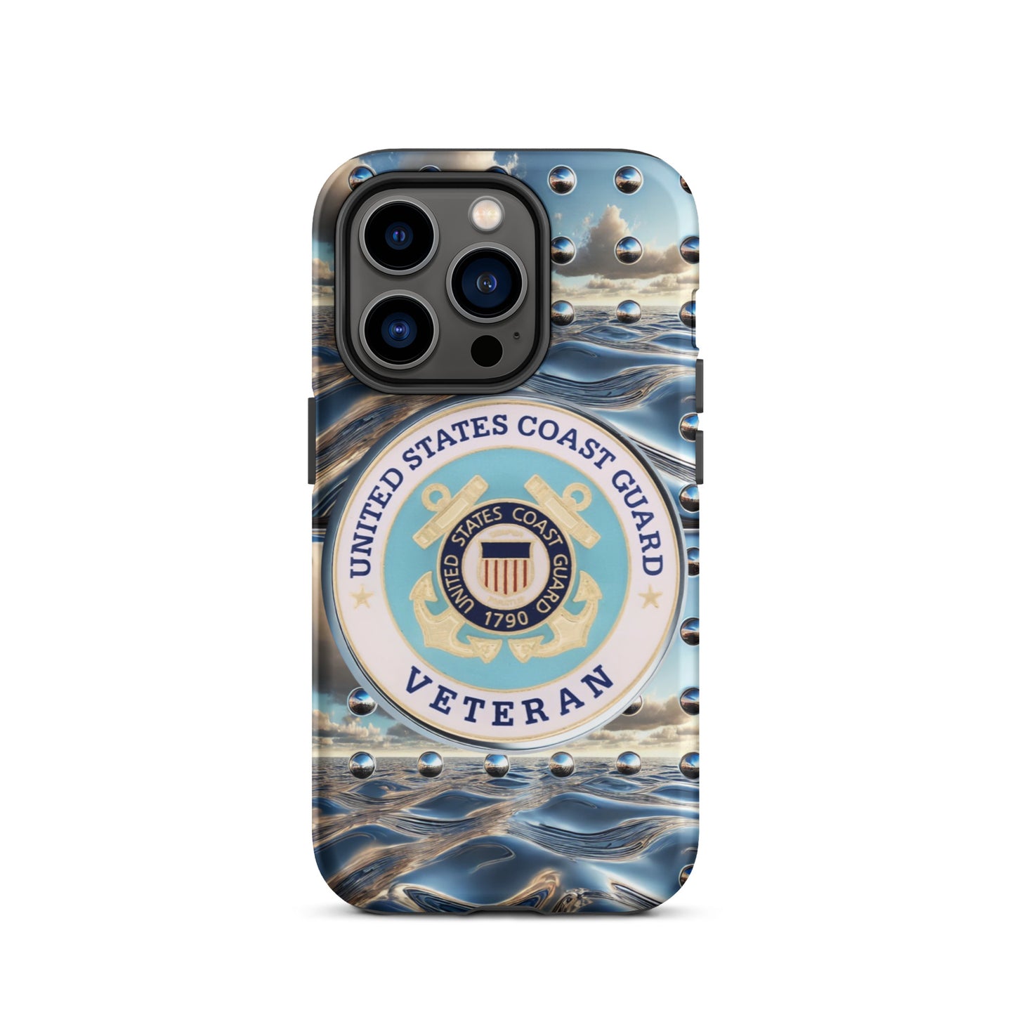 United States Coast Guard Veteran phone Case, Tough Case for iPhone®, anutcase, Military phone case, Veteran phone case, Coast guard gift