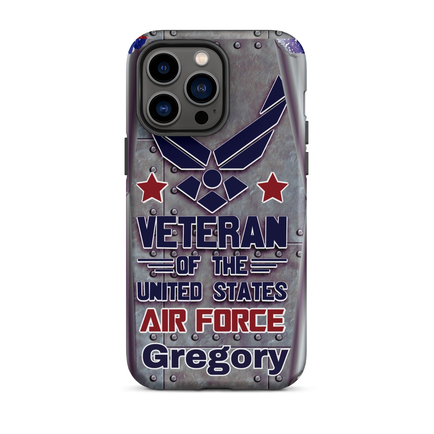 Tough Case for iPhone®,personalized cell phone cover, Veterans phone case