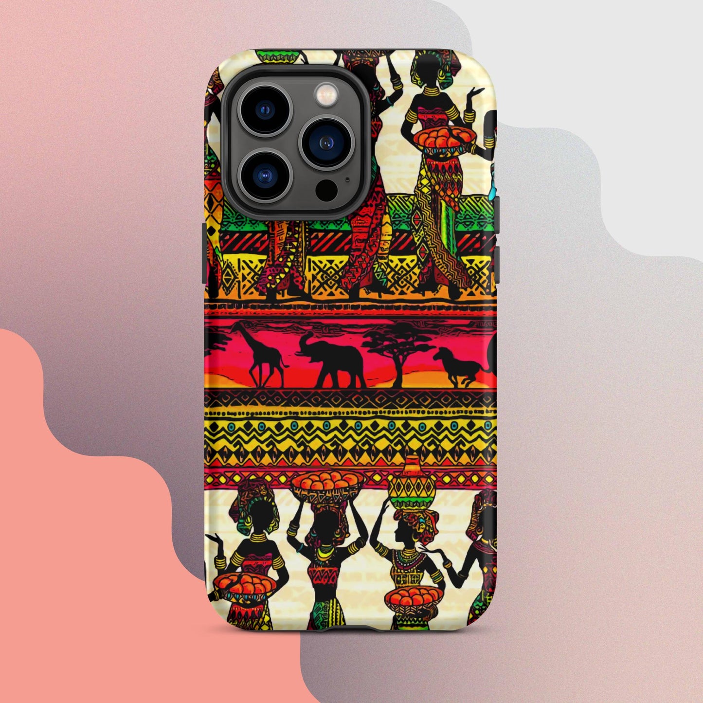 Tough Case for iPhone®, African Women phone case, Strong women case, iphone 15 case, iphone case for her, holiday phone case, people case