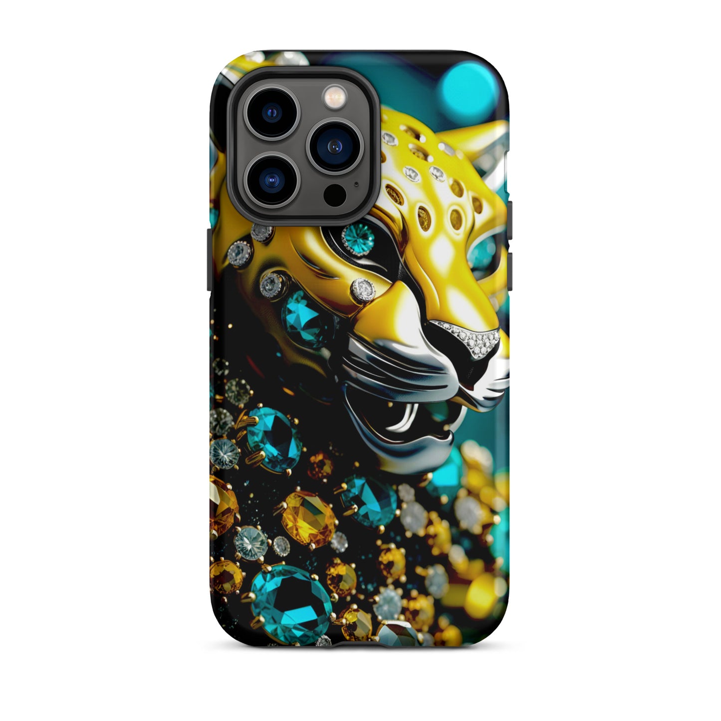 Jaguar Iphone case, yellow and teal Iphine case, Florida Iphone case, Tough Case for iPhone®