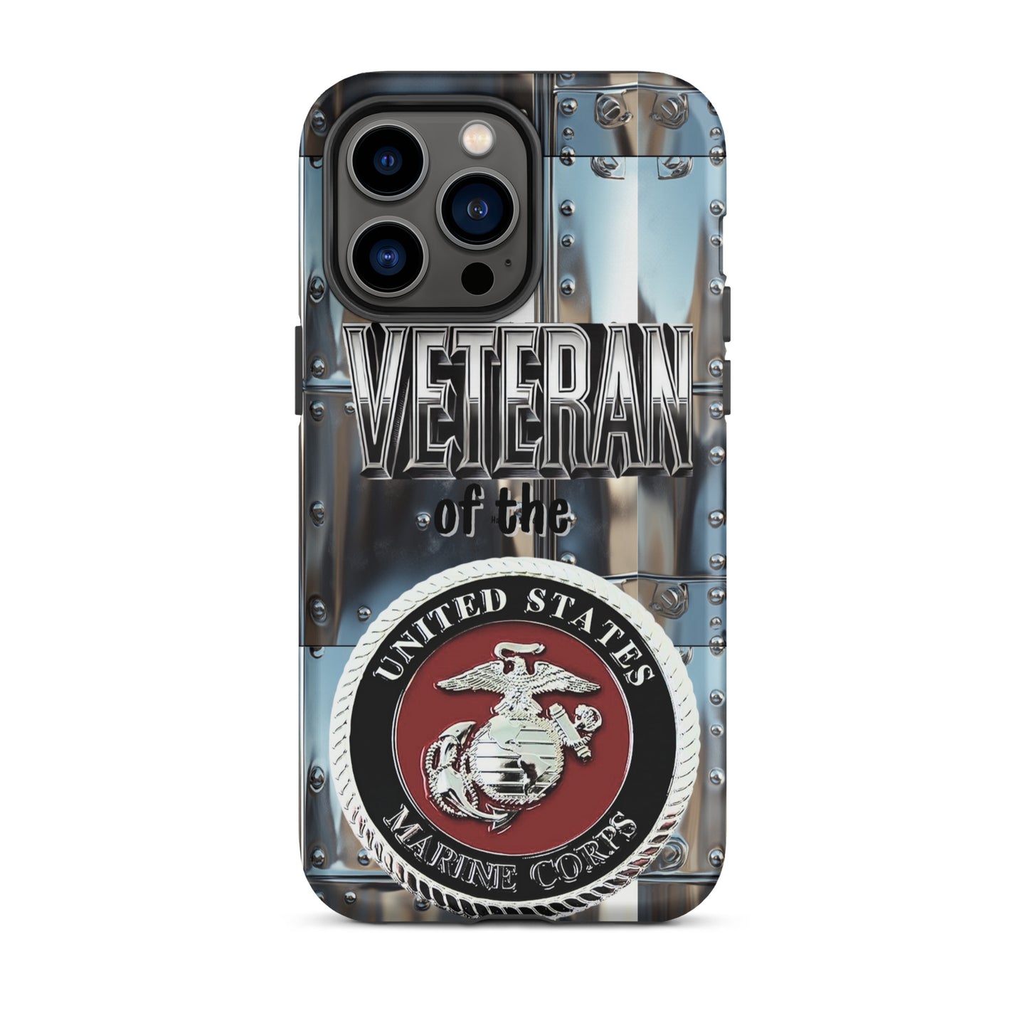 Military Veteran phone case, Marine phone case, Veteran phone case, iphone15, anutcase, Tough Case for iPhone®