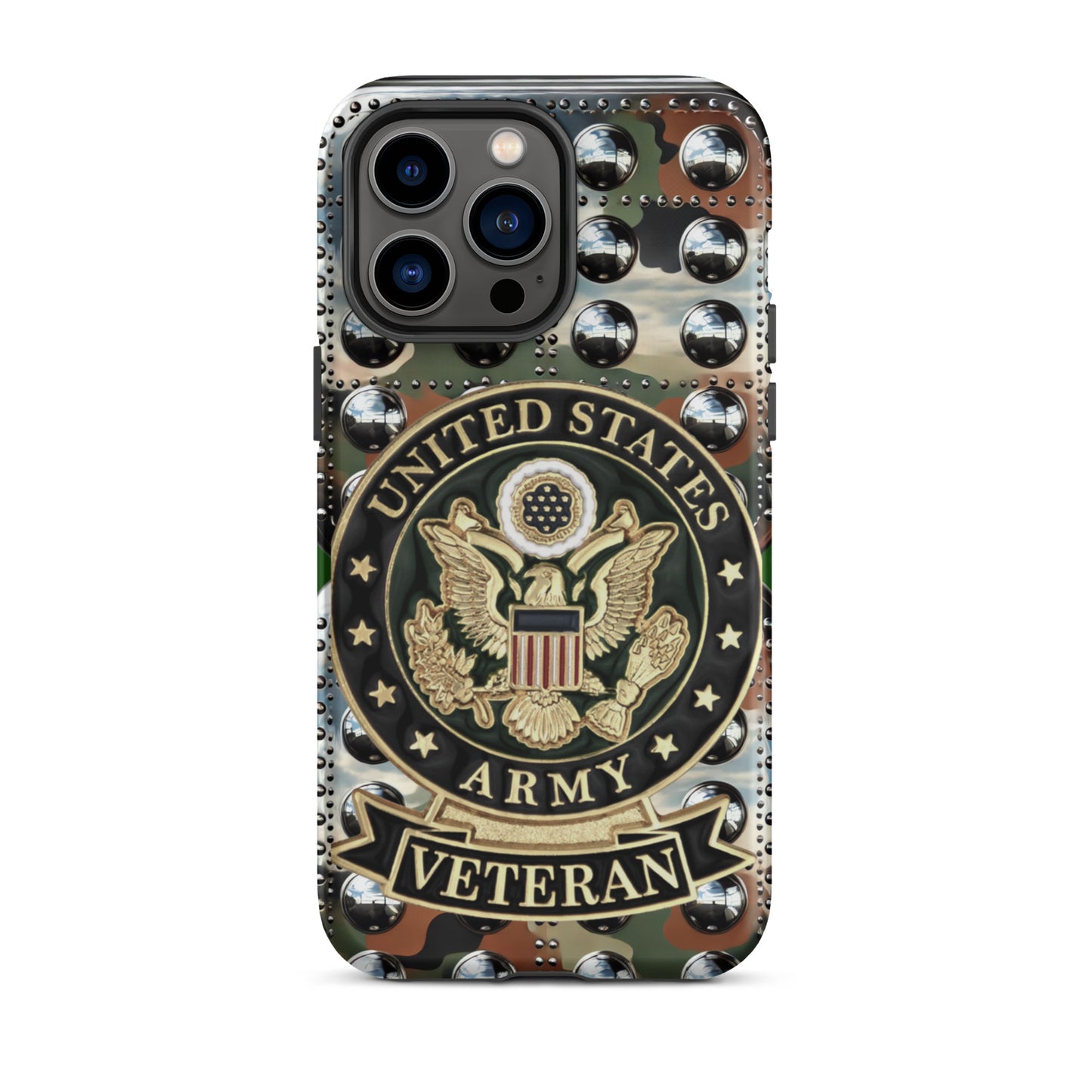 Army Veteran phone case, military phone case, retired military phone case, anutcase, Tough Case for iPhone®