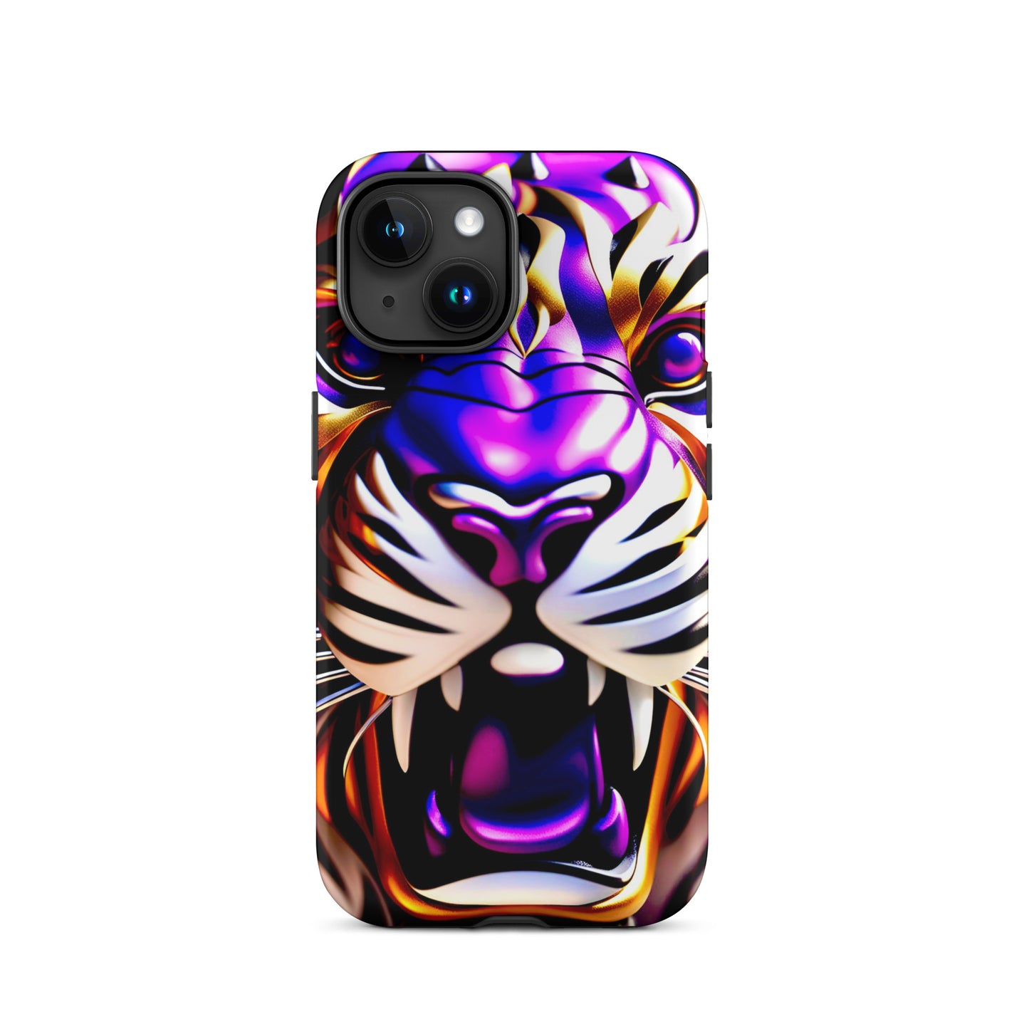 Tiger photos case, New Orleans iPhone case, Louisiana phone case, purple and gold tiger case, Tough Case for iPhone®