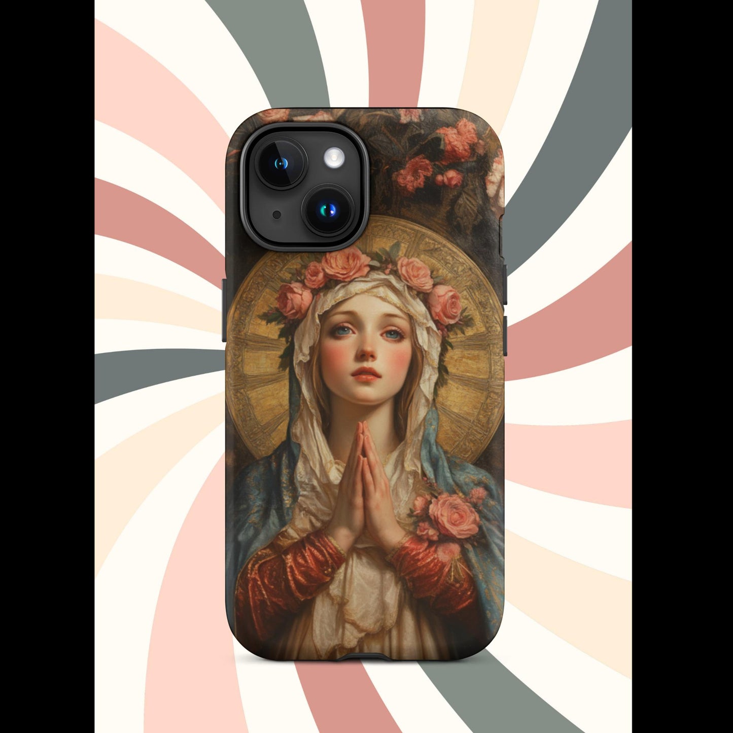 Tough Case for iPhone®, Virgin Mary, Religious phone case, iphone15, trending cell phone case, anutcase