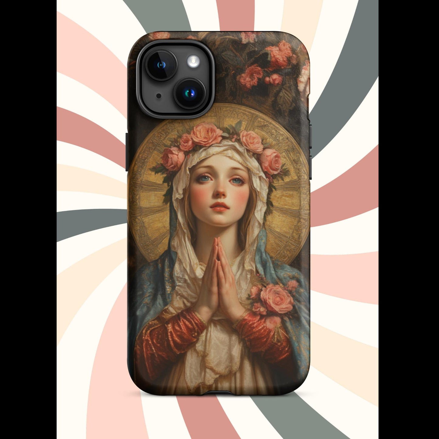 Tough Case for iPhone®, Virgin Mary, Religious phone case, iphone15, trending cell phone case, anutcase