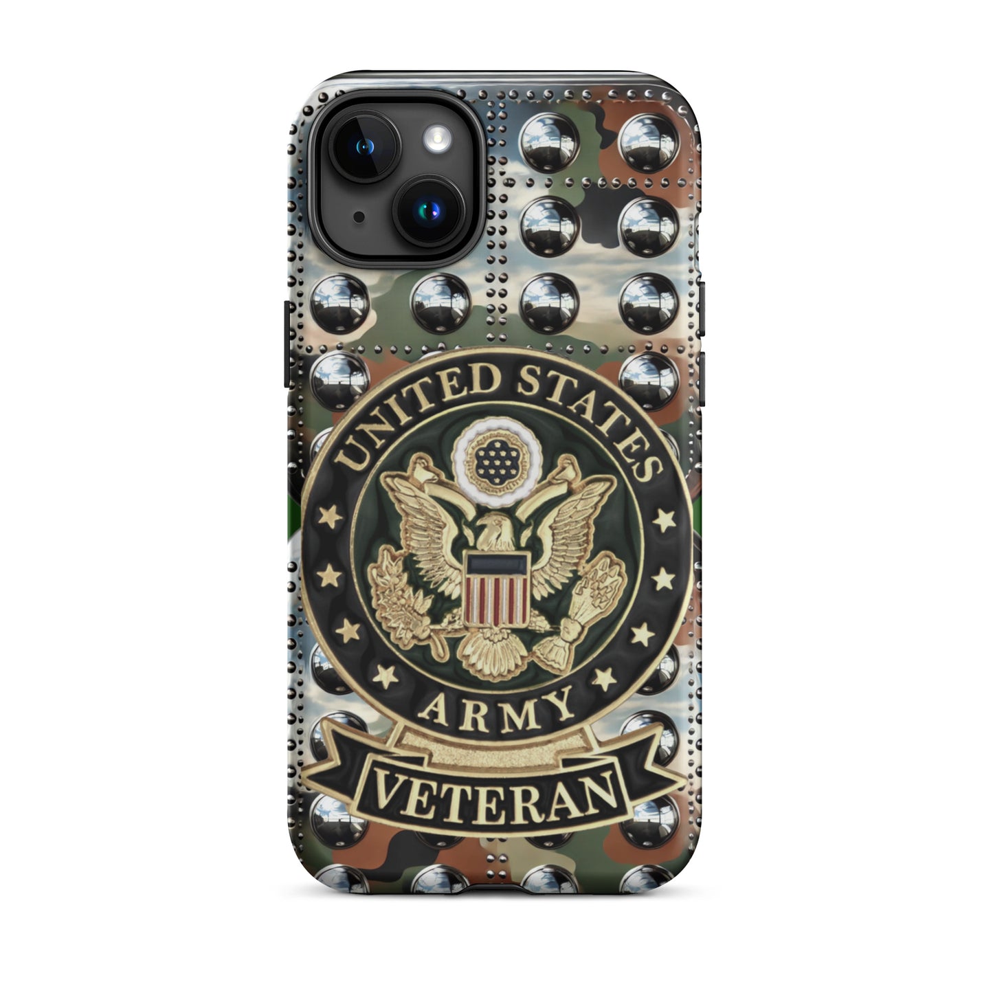 Army Veteran phone case, military phone case, retired military phone case, anutcase, Tough Case for iPhone®