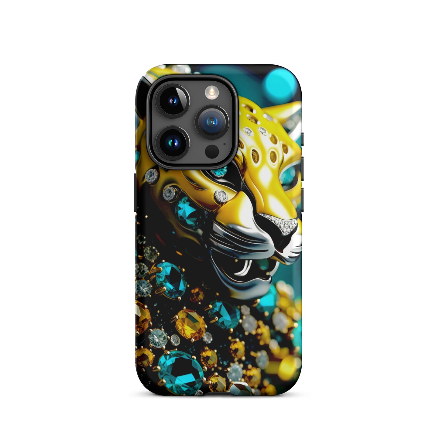 Jaguar Iphone case, yellow and teal Iphine case, Florida Iphone case, Tough Case for iPhone®