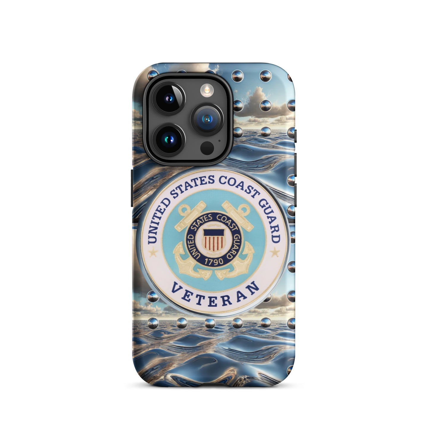 United States Coast Guard Veteran phone Case, Tough Case for iPhone®, anutcase, Military phone case, Veteran phone case, Coast guard gift