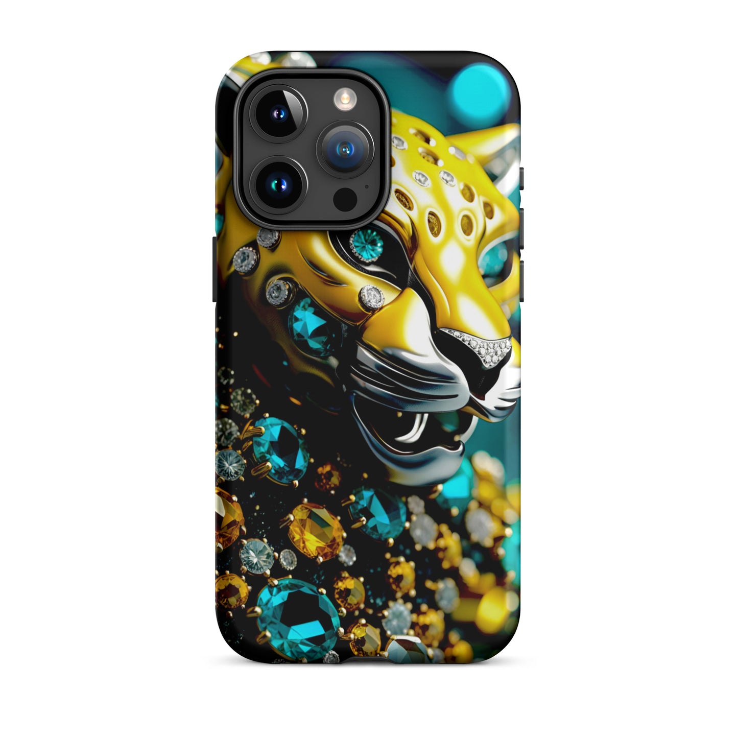 Jaguar Iphone case, yellow and teal Iphine case, Florida Iphone case, Tough Case for iPhone®