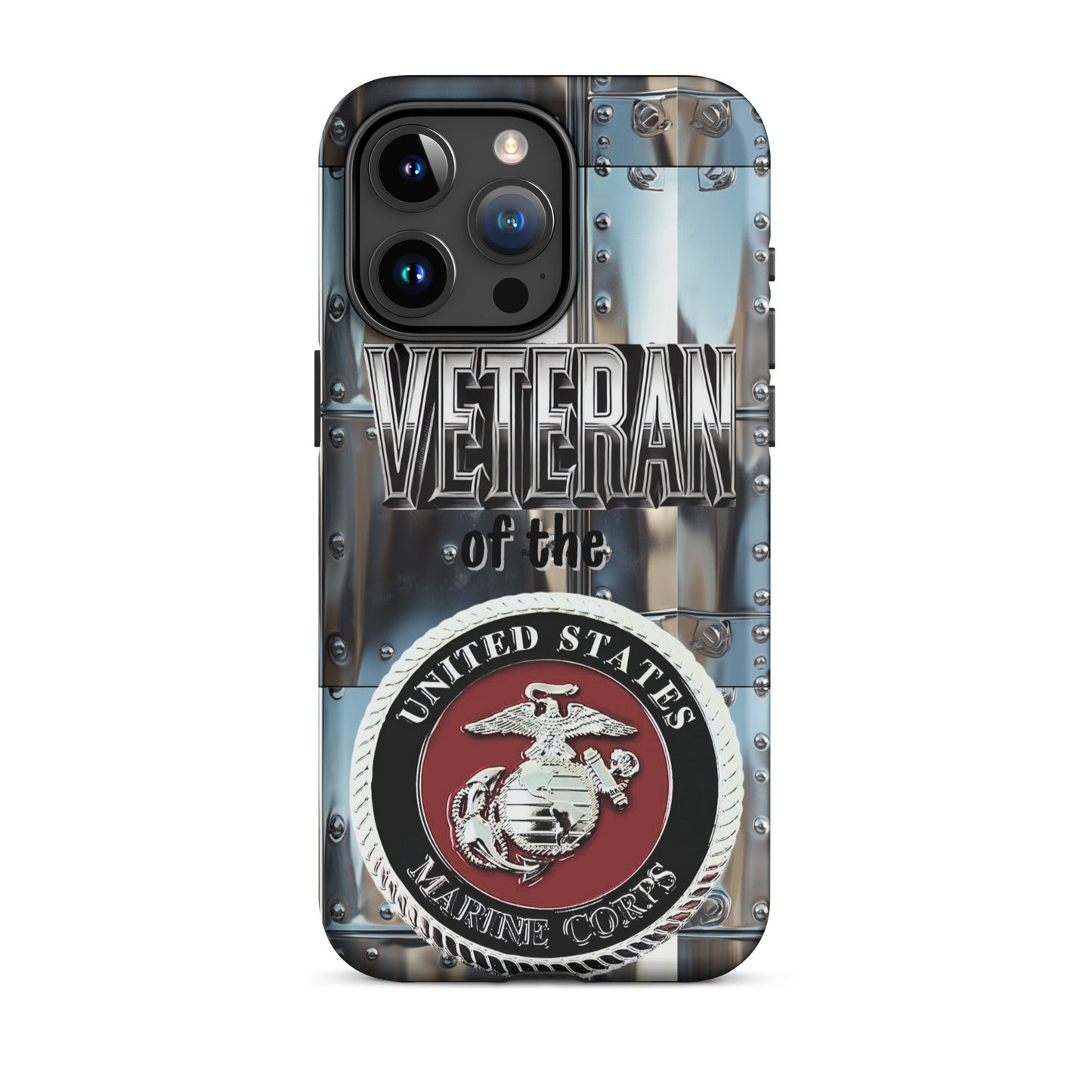 Military Veteran phone case, Marine phone case, Veteran phone case, iphone15, anutcase, Tough Case for iPhone®