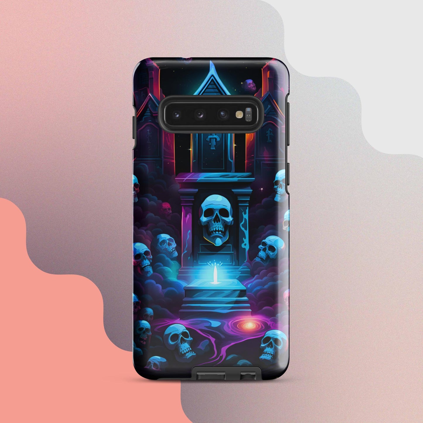 Scary graveyard halloween case, halloween phone case, Phone case for halloween, Samsung phone case, samsung 23 case