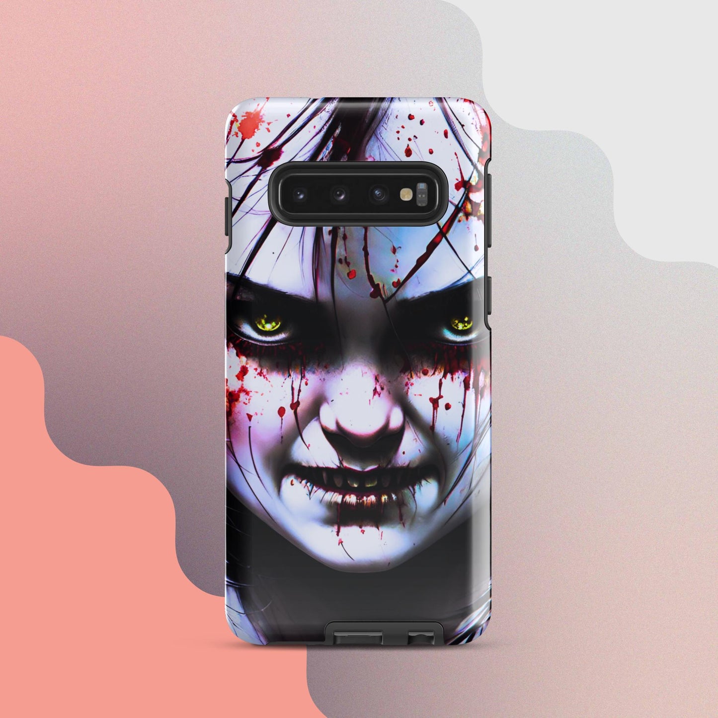 Scary girl cell phone cover, Halloween cell phone case, Halloween case,  samsung case for halloween, halloween decorTough case for Samsung®