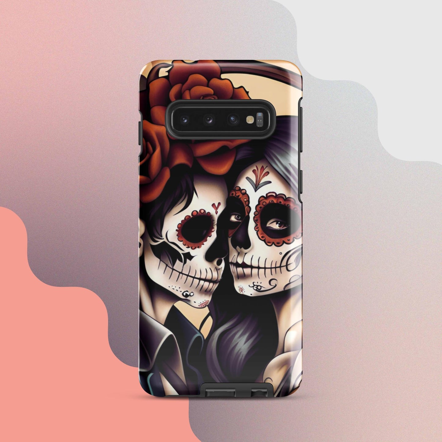 Day of the dead cell phone cover, Halloween cell phone cover,  Samsung halloween case, Skeleton phone case,  Tough case for Samsung®