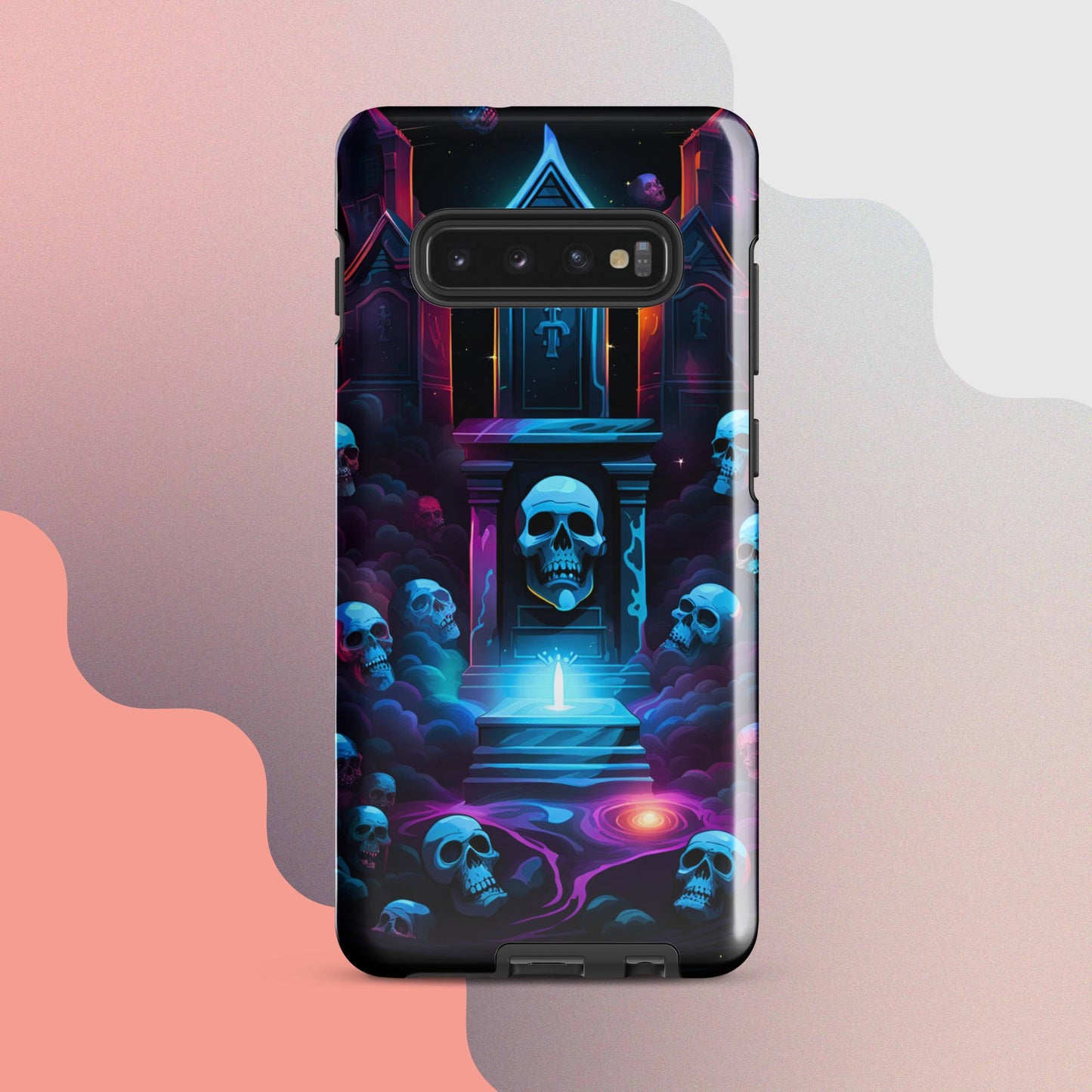 Scary graveyard halloween case, halloween phone case, Phone case for halloween, Samsung phone case, samsung 23 case