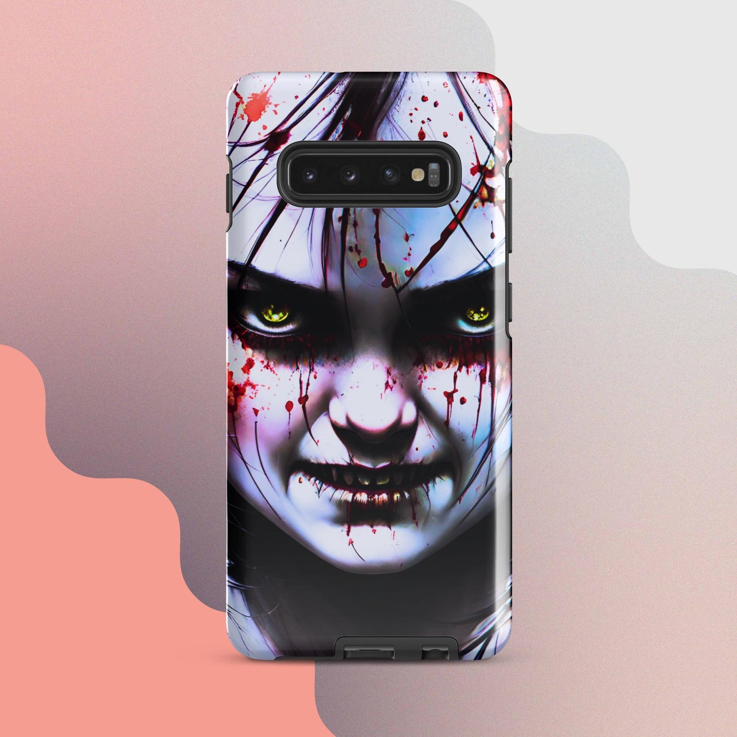 Scary girl cell phone cover, Halloween cell phone case, Halloween case,  samsung case for halloween, halloween decorTough case for Samsung®