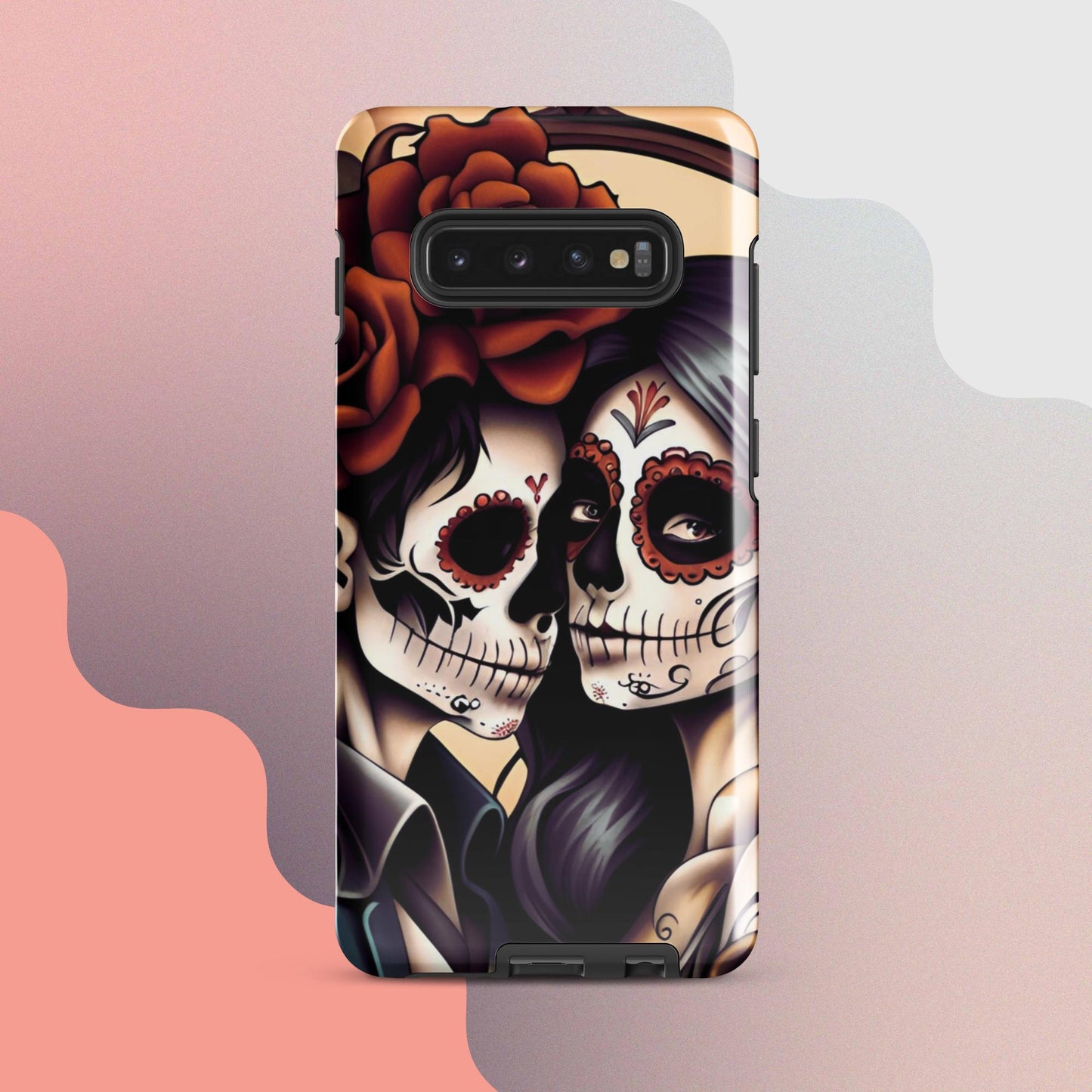 Day of the dead cell phone cover, Halloween cell phone cover,  Samsung halloween case, Skeleton phone case,  Tough case for Samsung®