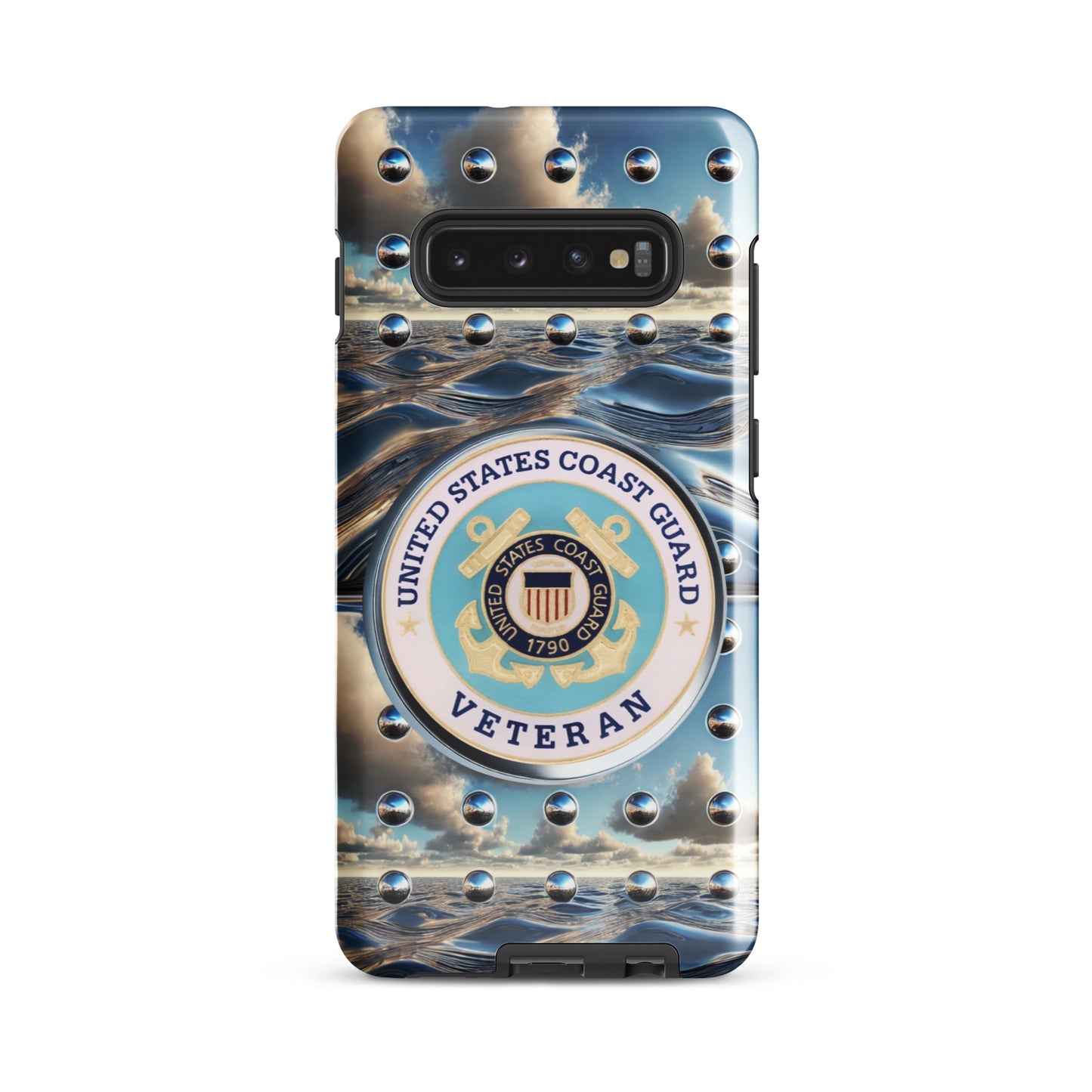 United States Coast Guard Veteran Samsung phone case, anutcase, iphone15, Tough case for Samsung®