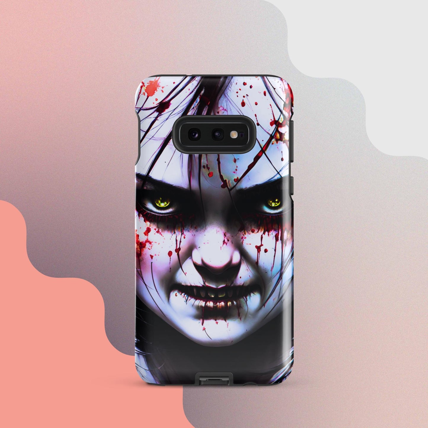 Scary girl cell phone cover, Halloween cell phone case, Halloween case,  samsung case for halloween, halloween decorTough case for Samsung®