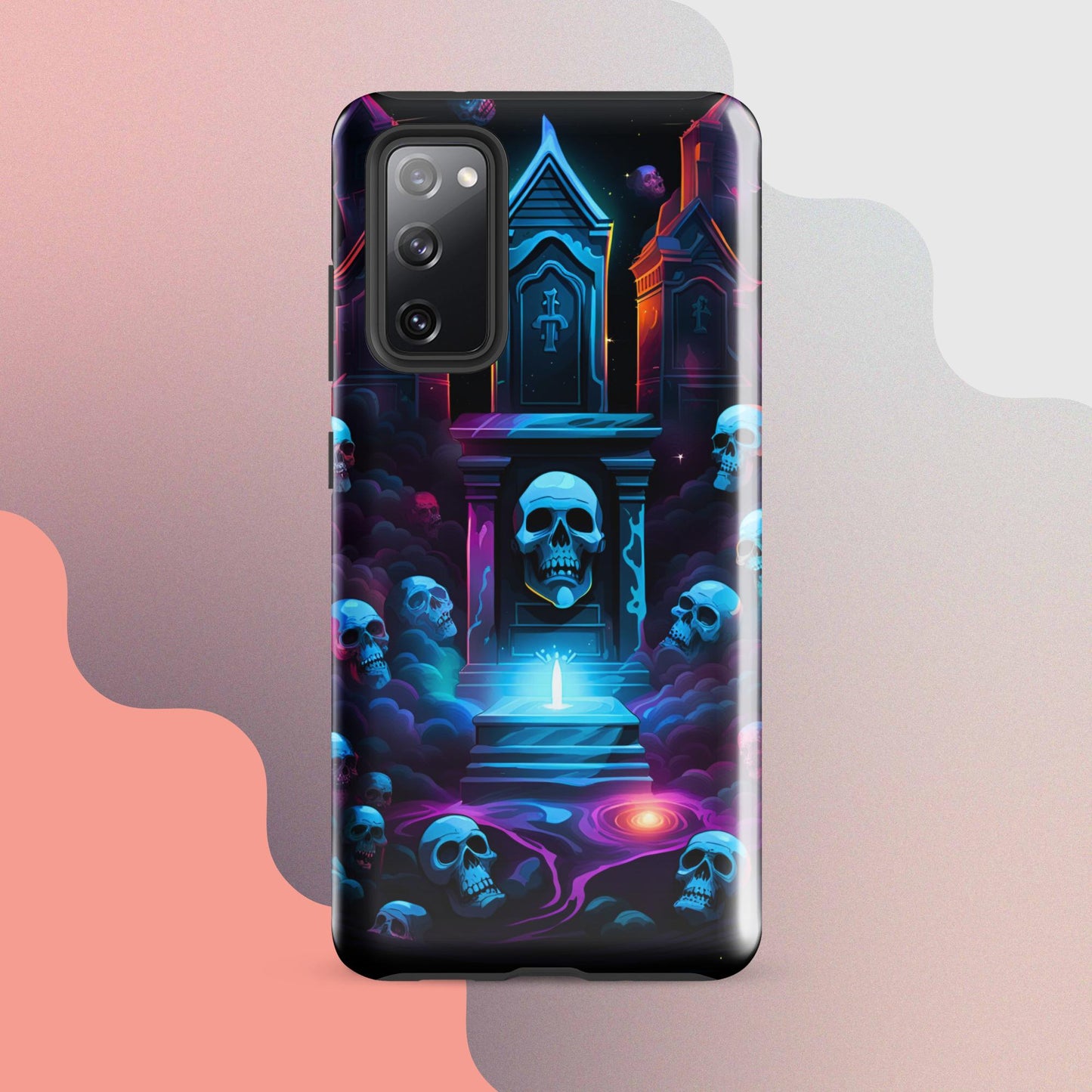 Scary graveyard halloween case, halloween phone case, Phone case for halloween, Samsung phone case, samsung 23 case