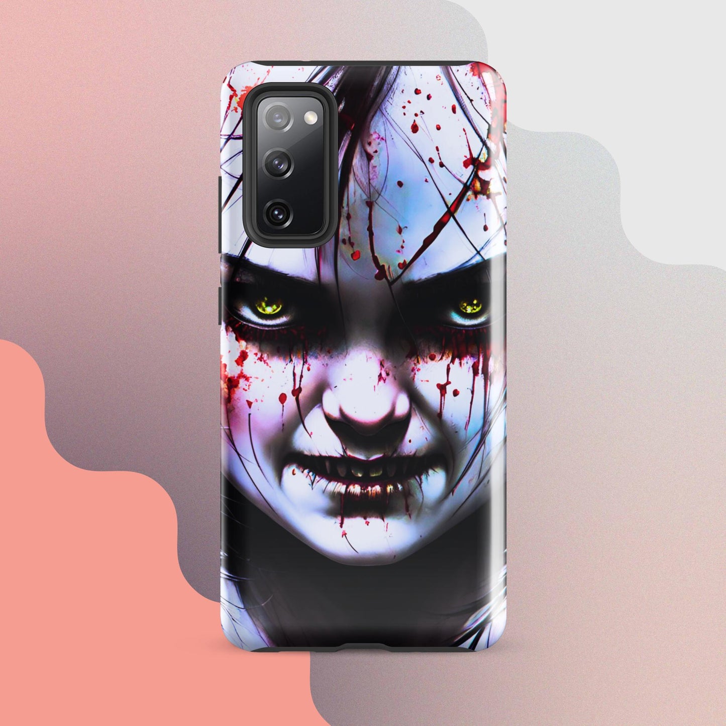 Scary girl cell phone cover, Halloween cell phone case, Halloween case,  samsung case for halloween, halloween decorTough case for Samsung®