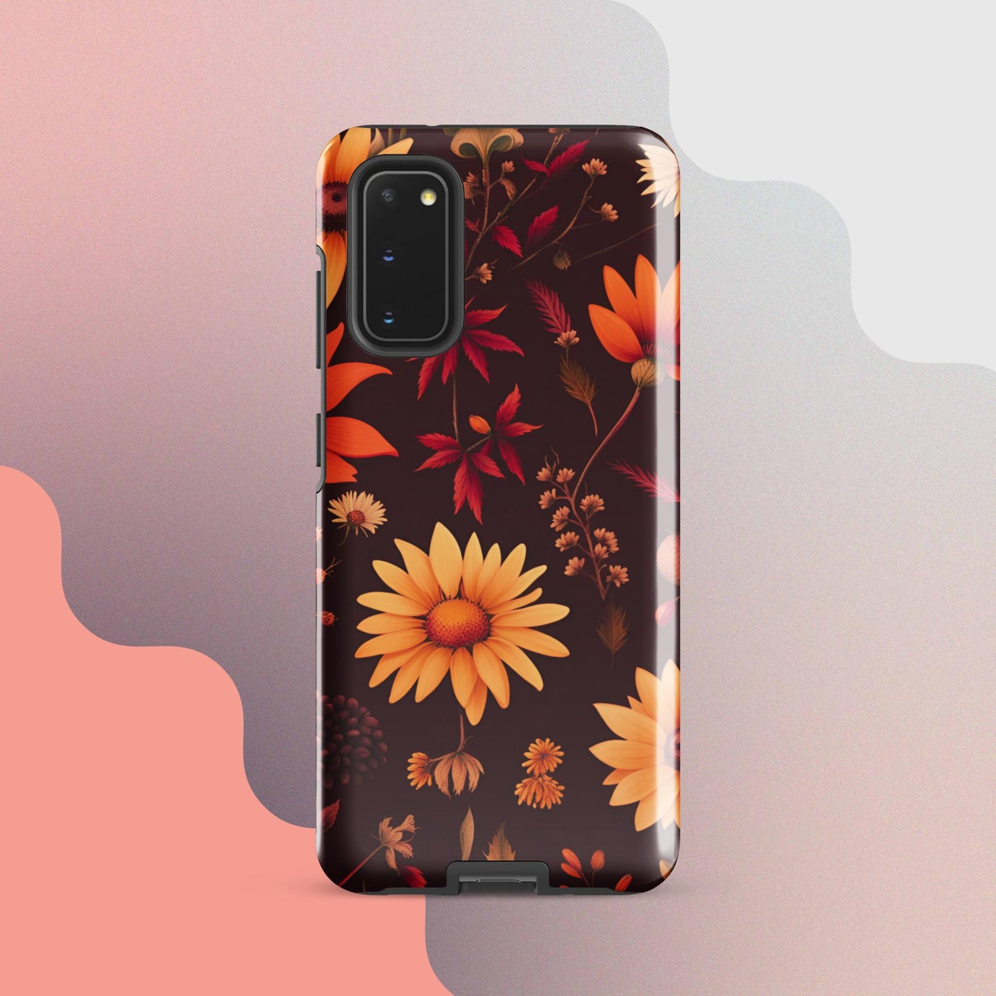 Wildflowers case for her, Tough case for Samsung®, Girls phone case, Fall flower case