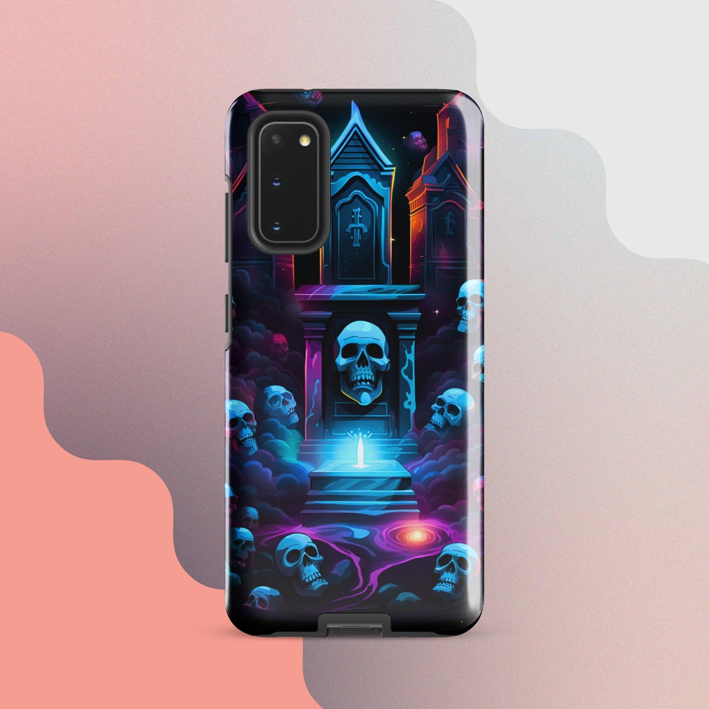 Scary graveyard halloween case, halloween phone case, Phone case for halloween, Samsung phone case, samsung 23 case