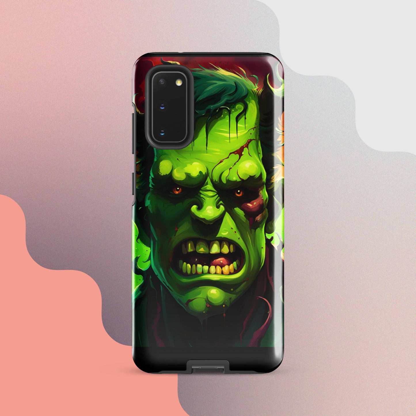 Tough case for Samsung®, Samsung halloween phone case, halloween phone case samsung, Frankenstein  phone case, phone case scary, monster phone case