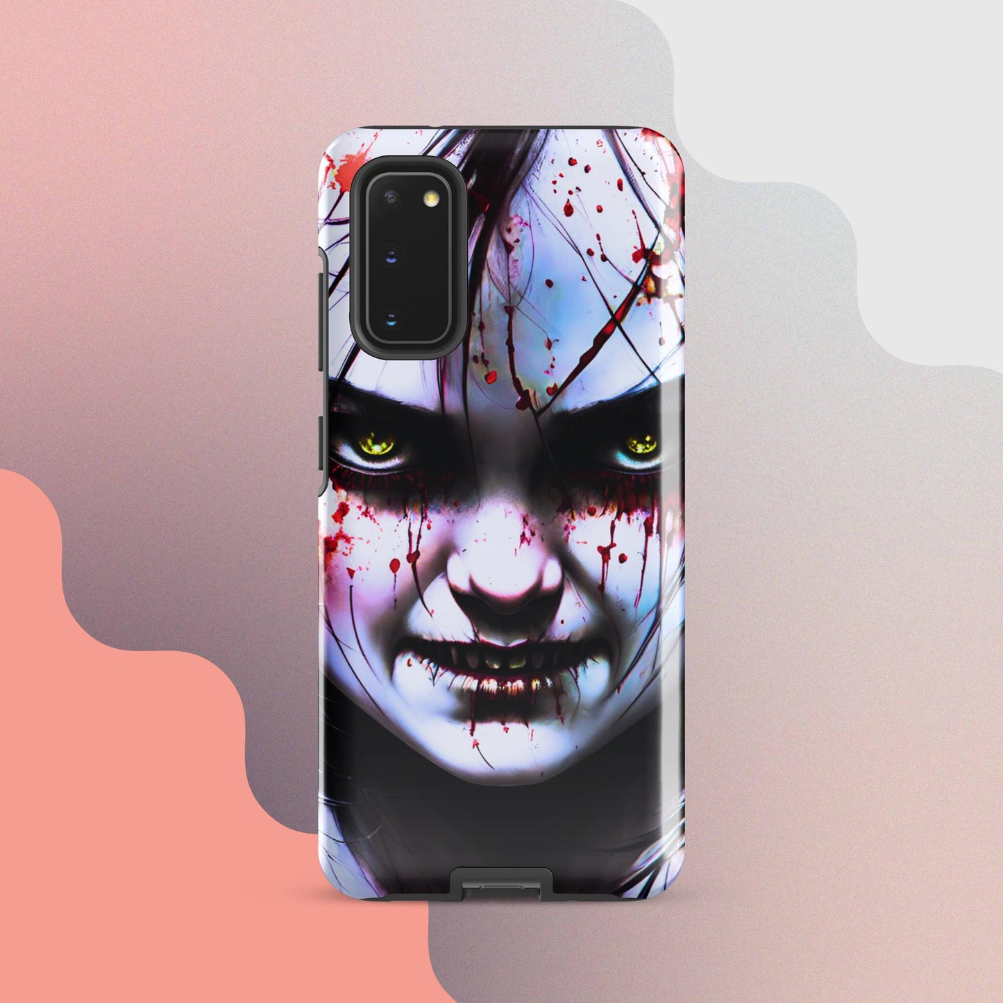 Scary girl cell phone cover, Halloween cell phone case, Halloween case,  samsung case for halloween, halloween decorTough case for Samsung®