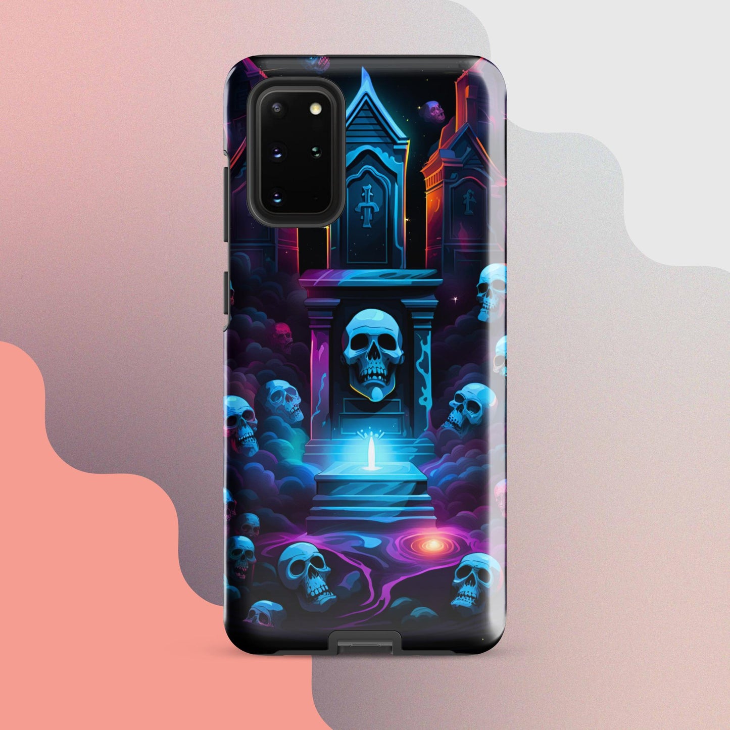 Scary graveyard halloween case, halloween phone case, Phone case for halloween, Samsung phone case, samsung 23 case