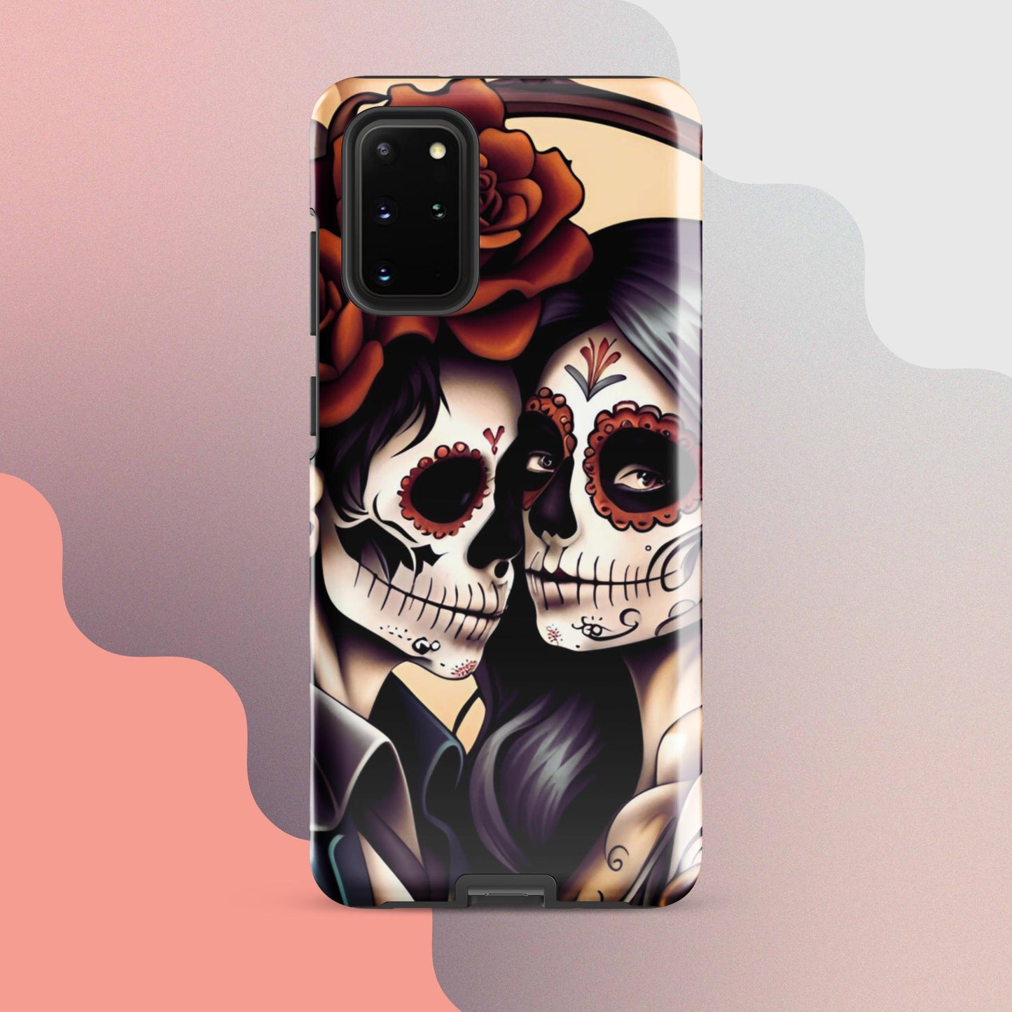 Day of the dead cell phone cover, Halloween cell phone cover,  Samsung halloween case, Skeleton phone case,  Tough case for Samsung®