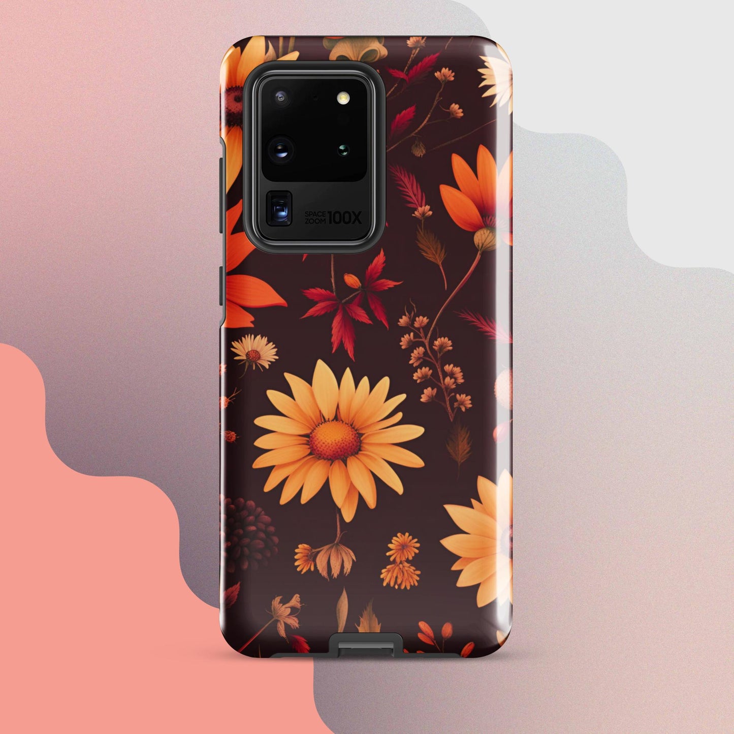 Wildflowers case for her, Tough case for Samsung®, Girls phone case, Fall flower case