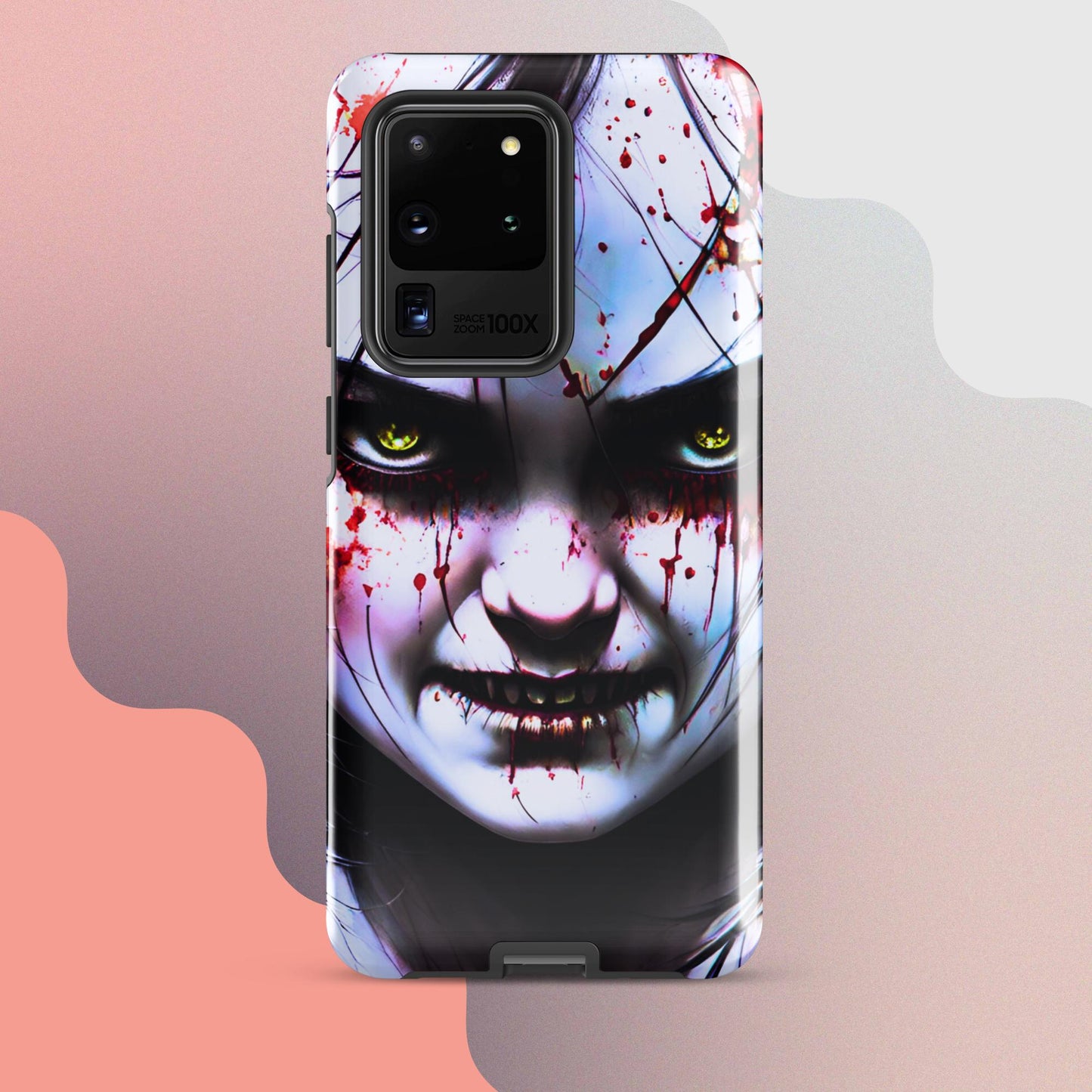 Scary girl cell phone cover, Halloween cell phone case, Halloween case,  samsung case for halloween, halloween decorTough case for Samsung®