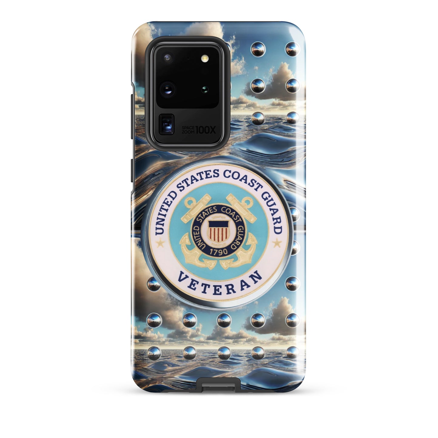 United States Coast Guard Veteran Samsung phone case, anutcase, iphone15, Tough case for Samsung®