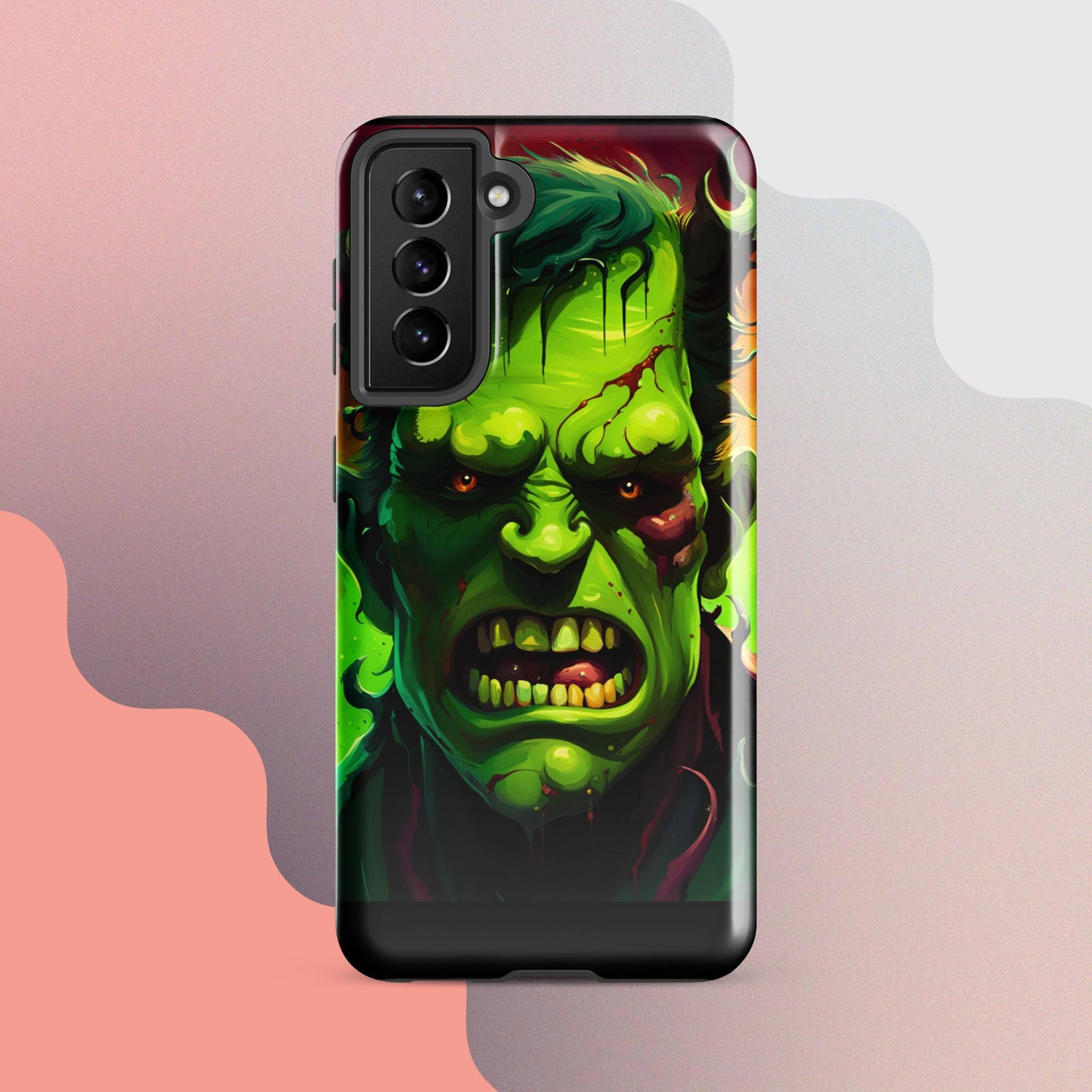 Tough case for Samsung®, Samsung halloween phone case, halloween phone case samsung, Frankenstein  phone case, phone case scary, monster phone case