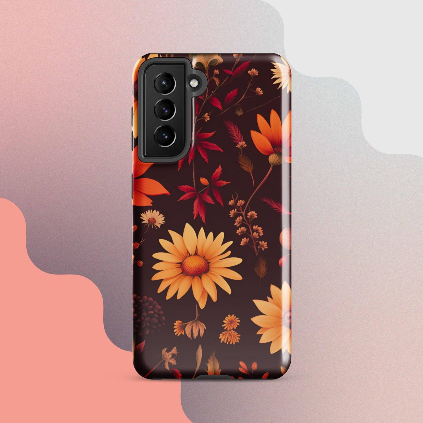 Wildflowers case for her, Tough case for Samsung®, Girls phone case, Fall flower case