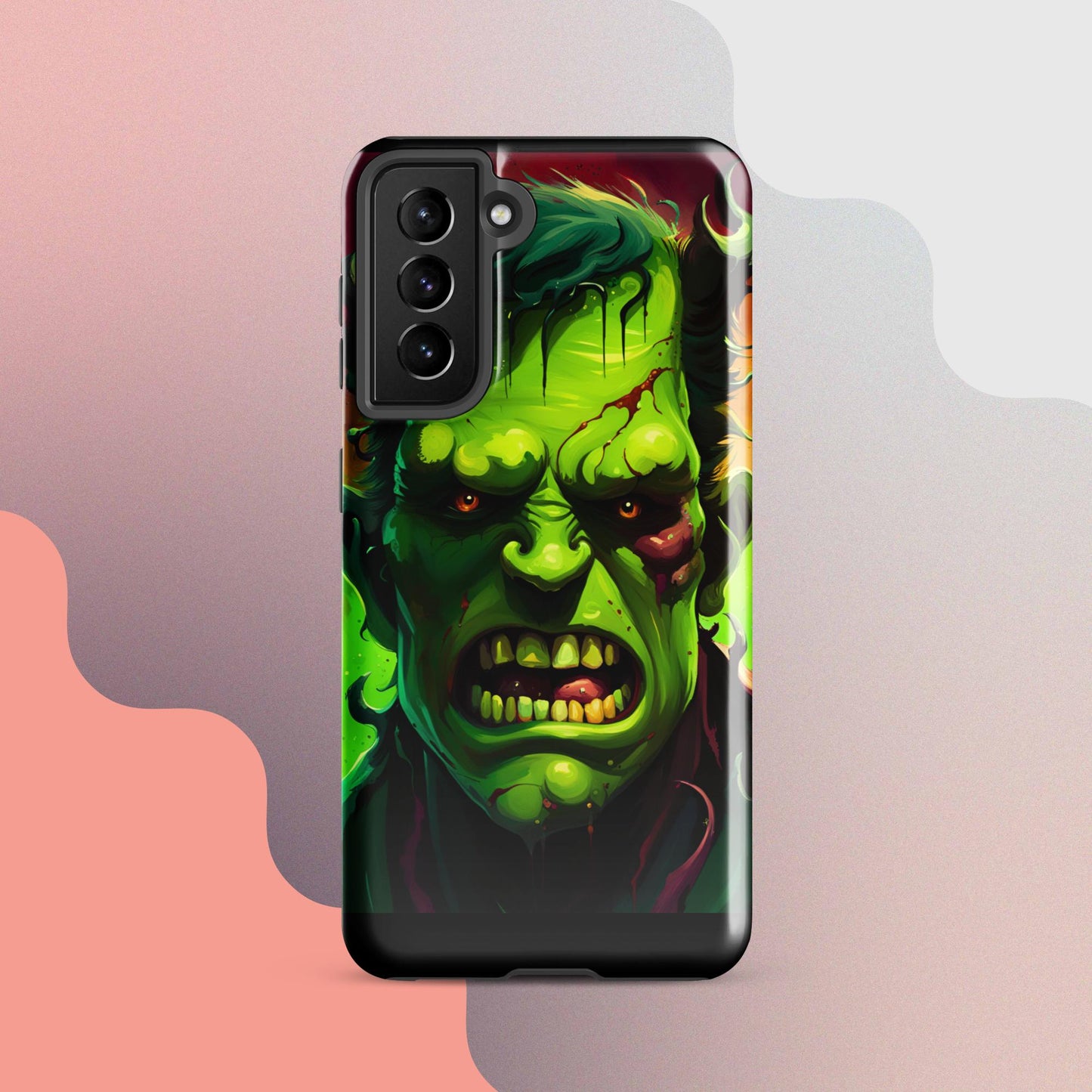 Tough case for Samsung®, Samsung halloween phone case, halloween phone case samsung, Frankenstein  phone case, phone case scary, monster phone case