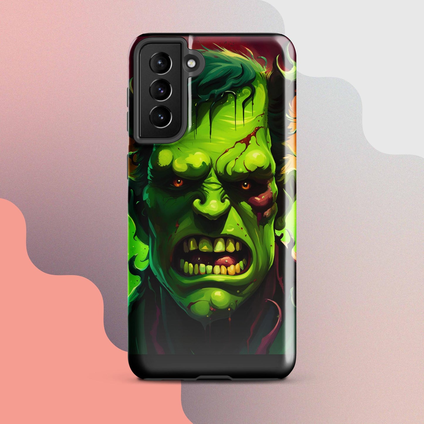 Tough case for Samsung®, Samsung halloween phone case, halloween phone case samsung, Frankenstein  phone case, phone case scary, monster phone case