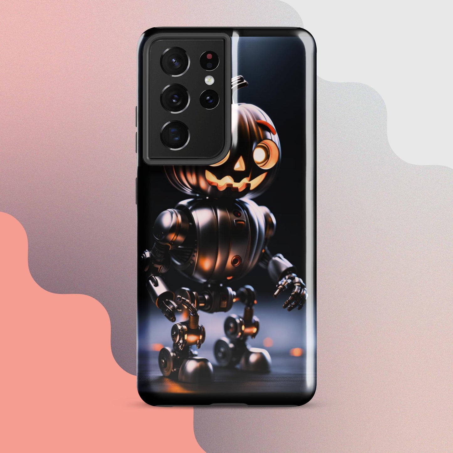 Tough case for Samsung®, halloween pumpkin, halloween samsung case, samsung halloween case