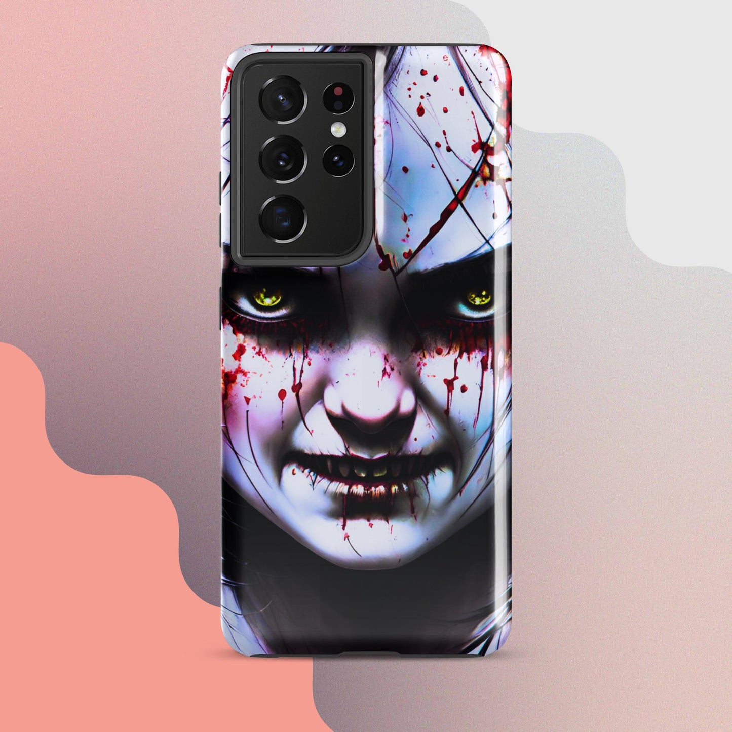 Scary girl cell phone cover, Halloween cell phone case, Halloween case,  samsung case for halloween, halloween decorTough case for Samsung®