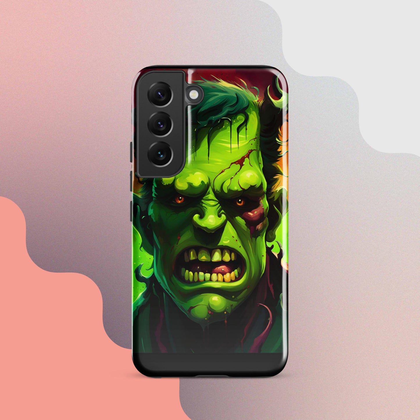 Tough case for Samsung®, Samsung halloween phone case, halloween phone case samsung, Frankenstein  phone case, phone case scary, monster phone case