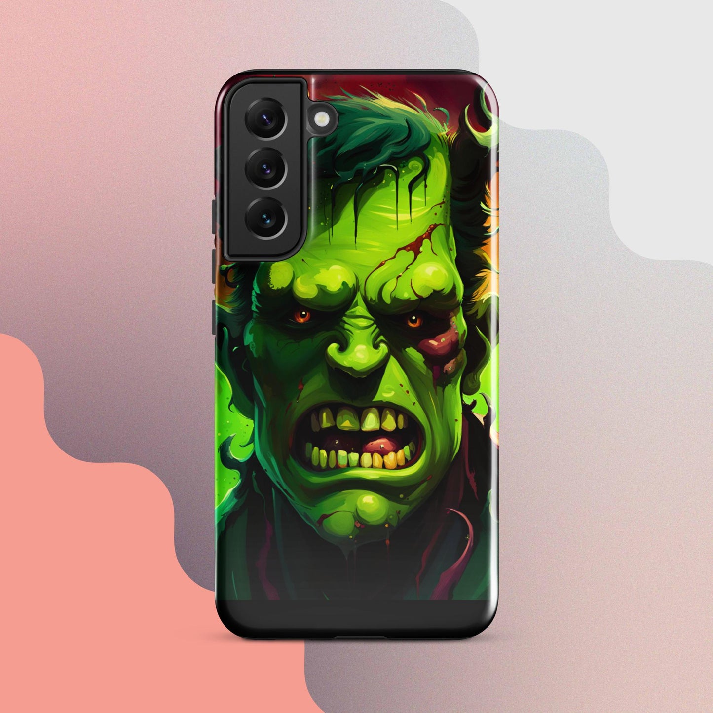 Tough case for Samsung®, Samsung halloween phone case, halloween phone case samsung, Frankenstein  phone case, phone case scary, monster phone case