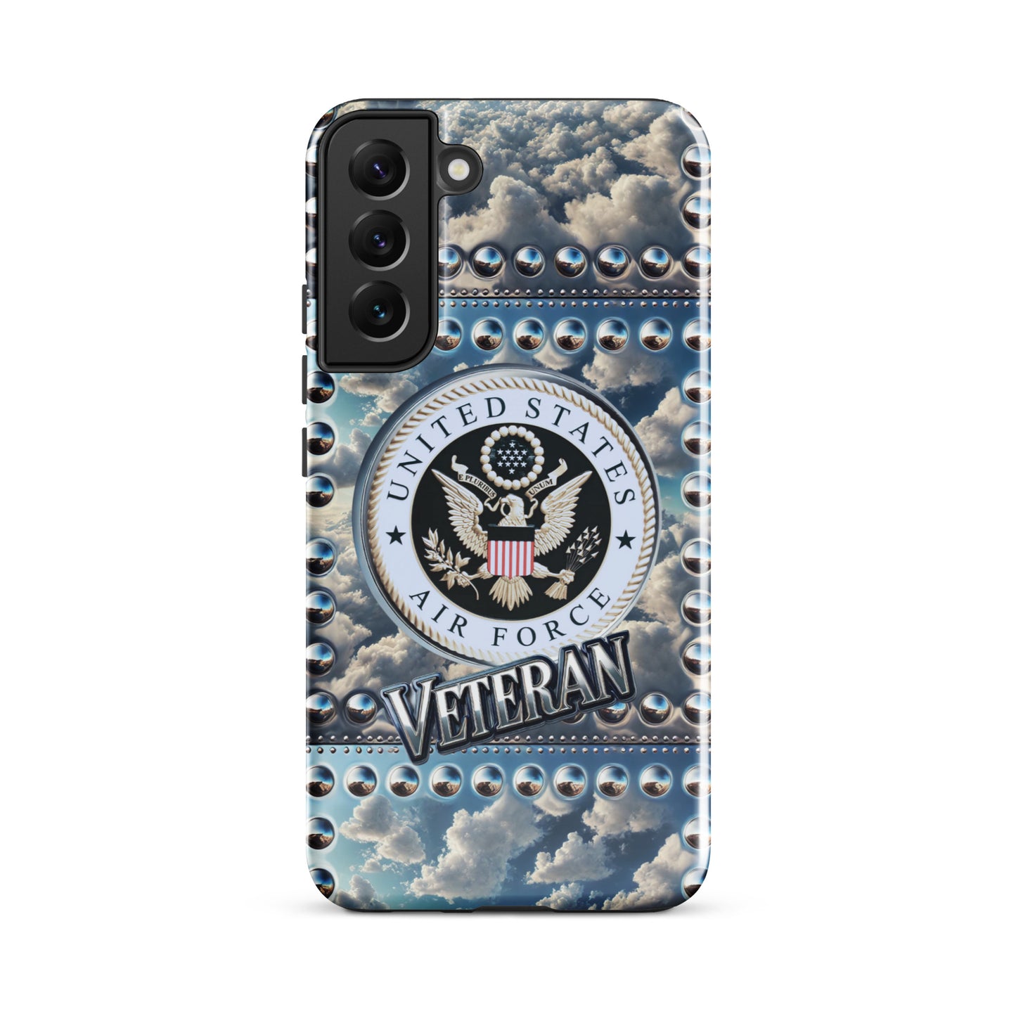 United States Air Force Cell phone case, Air Force Veteran cell phone case, anutecase, iphone15, Tough case for Samsung®