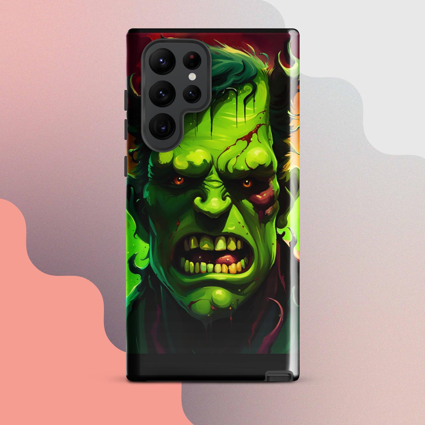 Tough case for Samsung®, Samsung halloween phone case, halloween phone case samsung, Frankenstein  phone case, phone case scary, monster phone case