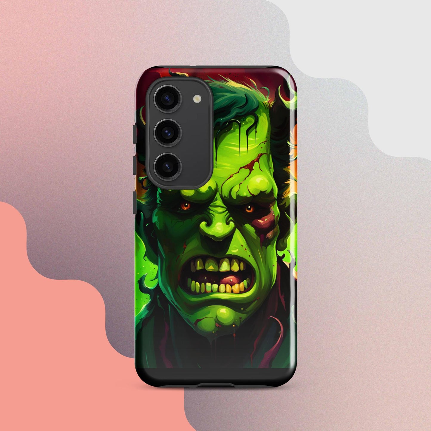 Tough case for Samsung®, Samsung halloween phone case, halloween phone case samsung, Frankenstein  phone case, phone case scary, monster phone case